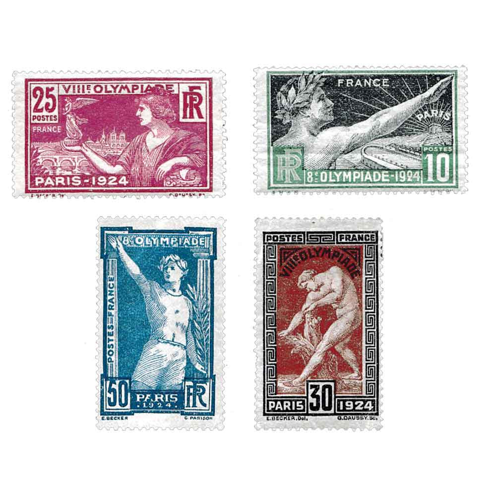 timbres JO Paris 1924