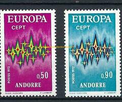 Timbre Andorre YT n° 217 - 218 Neuf mnh **